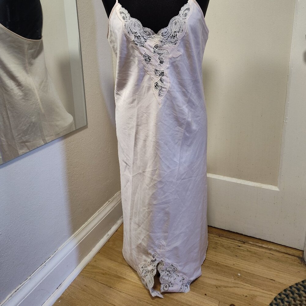 Petal Pink Lace Slip - Picture 2 of 5